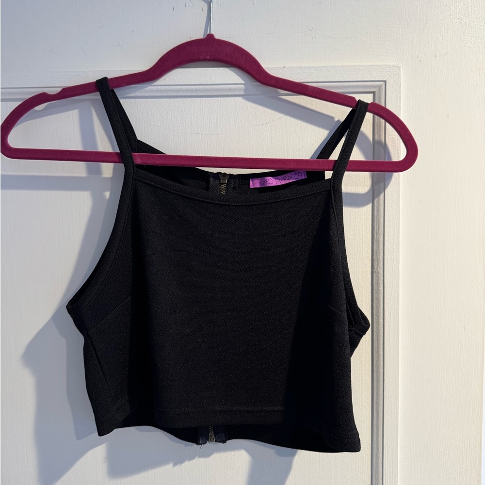 Jac Parker Black Women's Crop Top